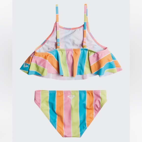 Roxy kids Colors Of The Sun Two Piece Flutter Bikini Set - Picture 2 of 8